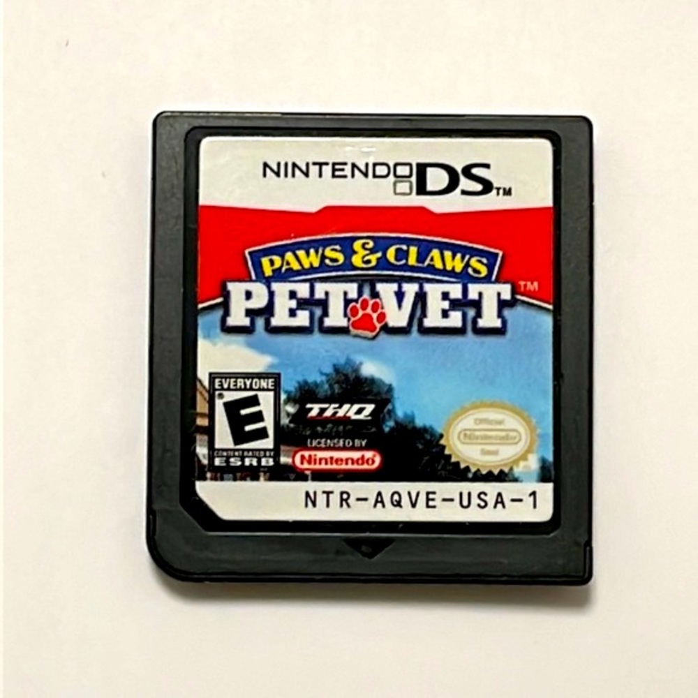 Nintendo DS Paws & Claws Pet Vet Video Game